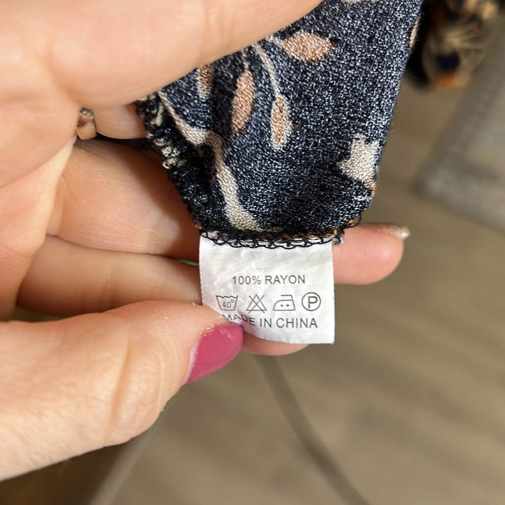 Jaase Patchwork Button Front Dress- M - image 6